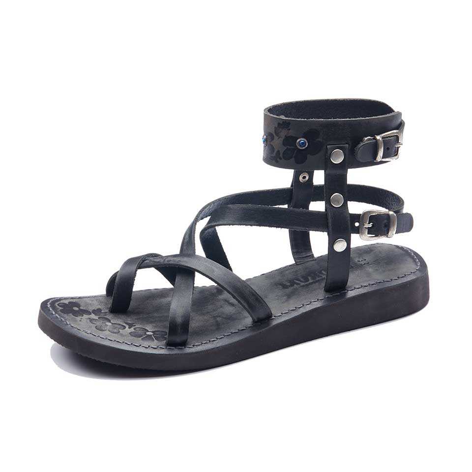 handmade leather womens black sandals 2000 2 - Örnek sayfa